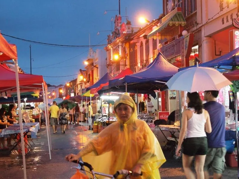 marché de nuit Malacca