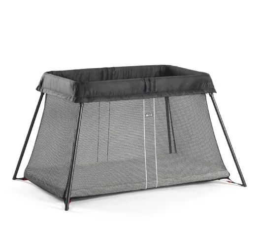 Lit de voyage compact noir
