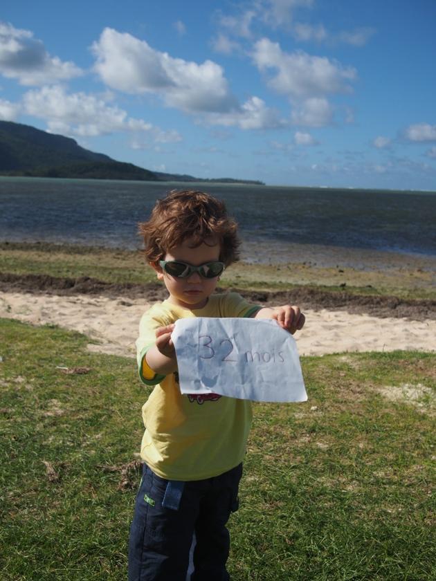 Ticoeur fête ses 32 mois à l’île Maurice