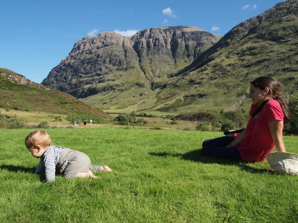 L'Ecosse avec bébé