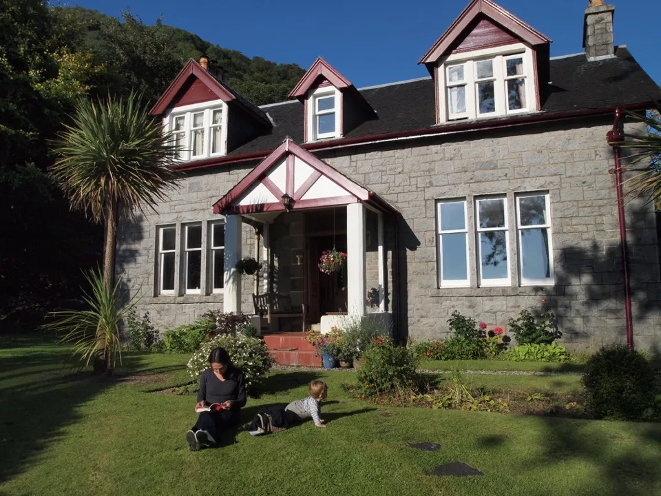 L'Ecosse avec bébé