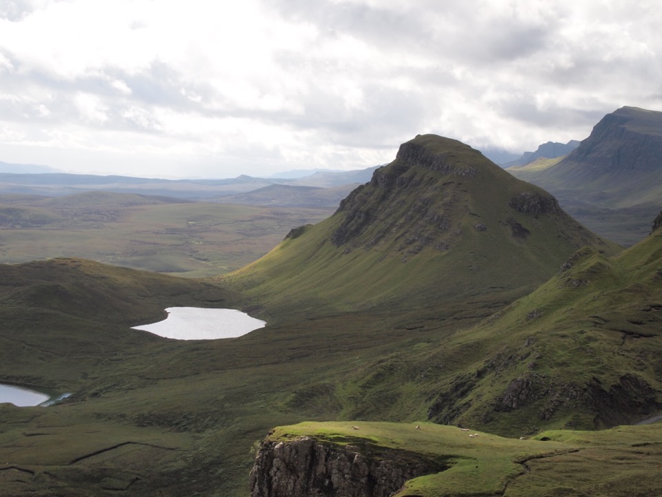 l'Ecosse avec un bébé