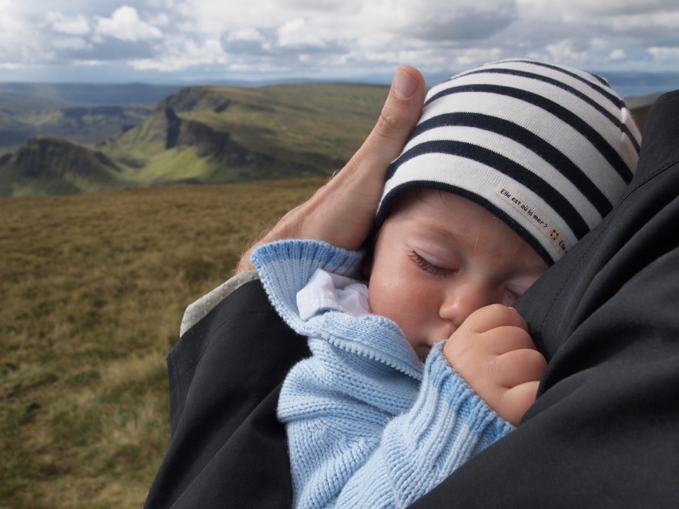 Road trip in Scotland with a baby