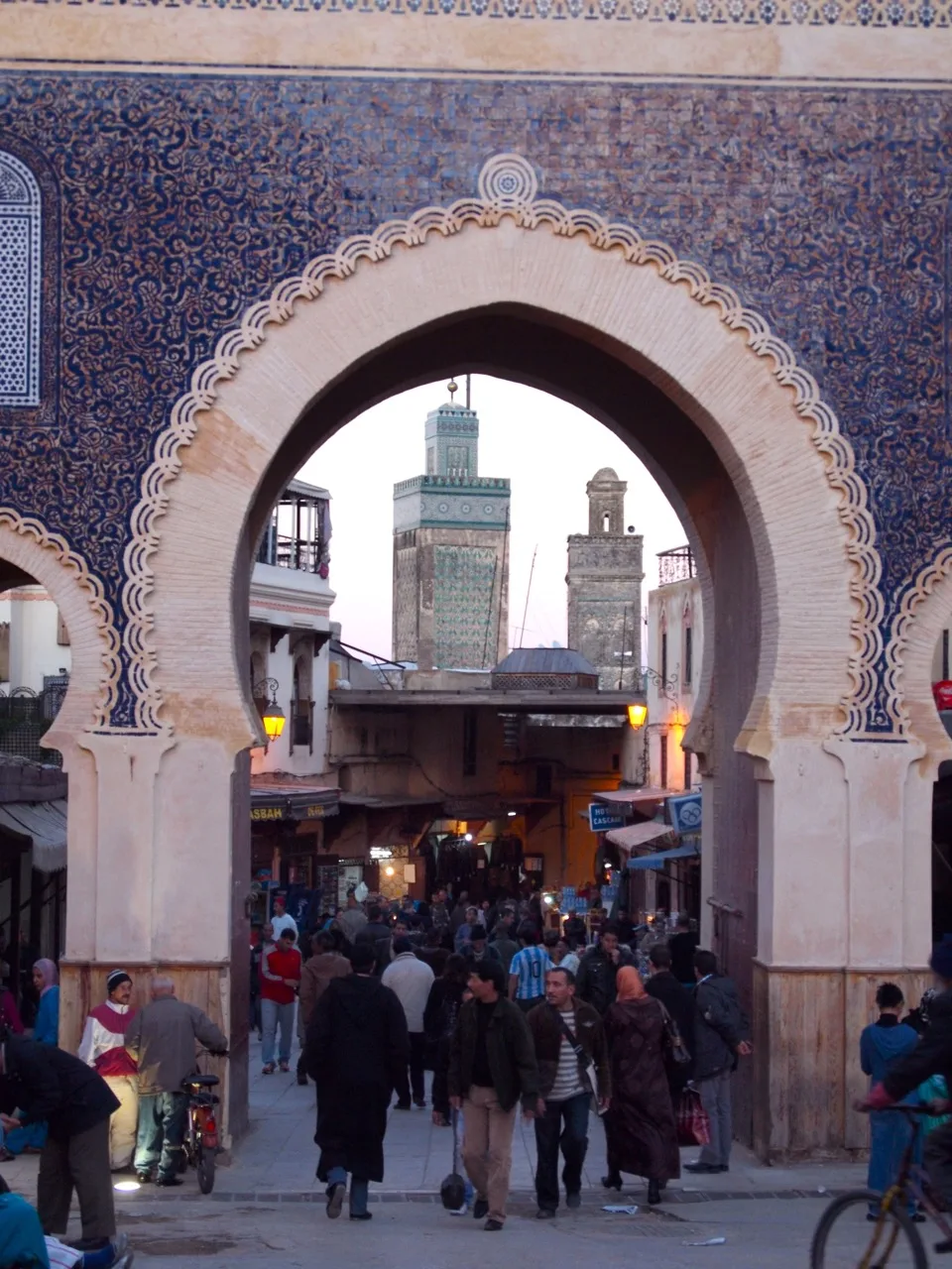 porte bleue fes