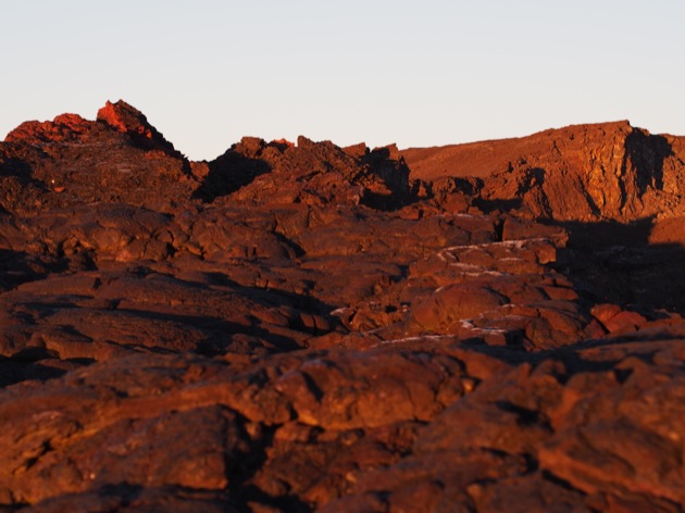 Au sommet du Piton de la Fournaise