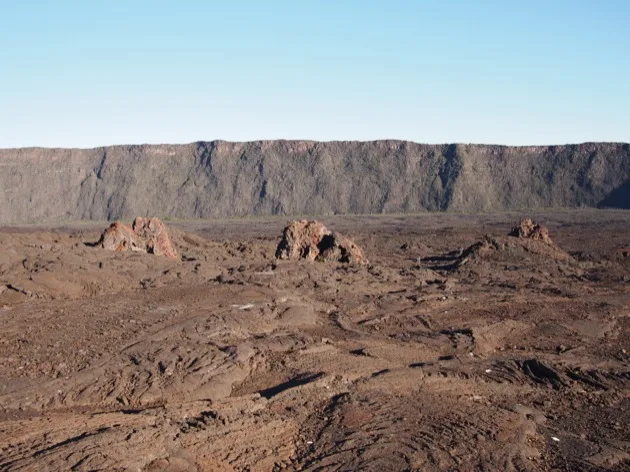 lune Cratère principal du Piton de la Fournaise