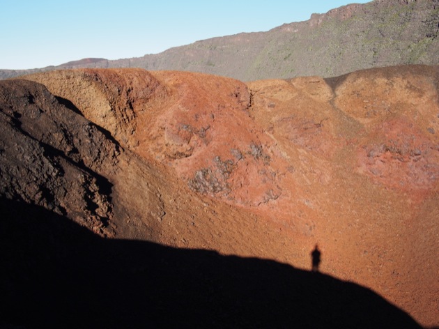 Au sommet du Piton de la Fournaise