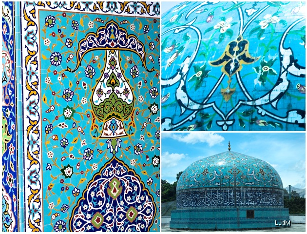 Kuala Lumpur couleur bleu néon