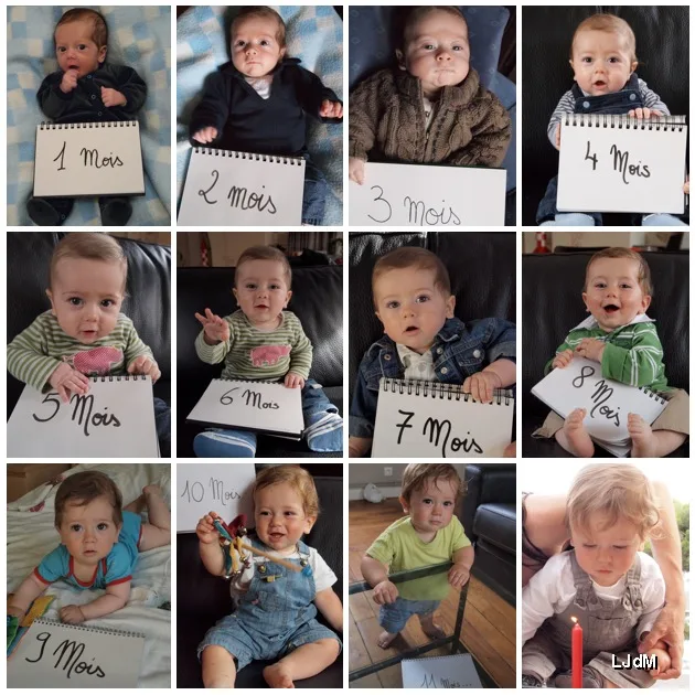 1 ans Moi, j'ai 3 ans !