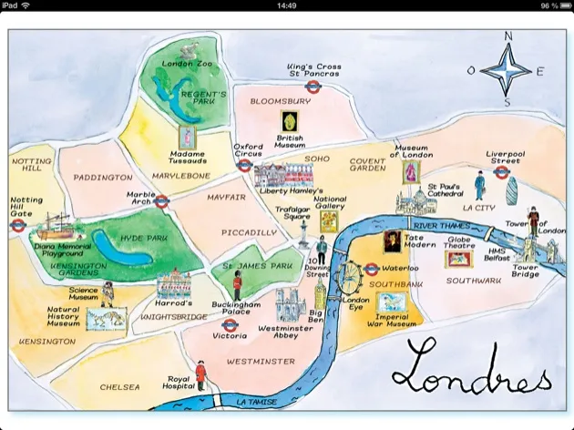 Appli iPad & eBook pour les petits : destination Londres !