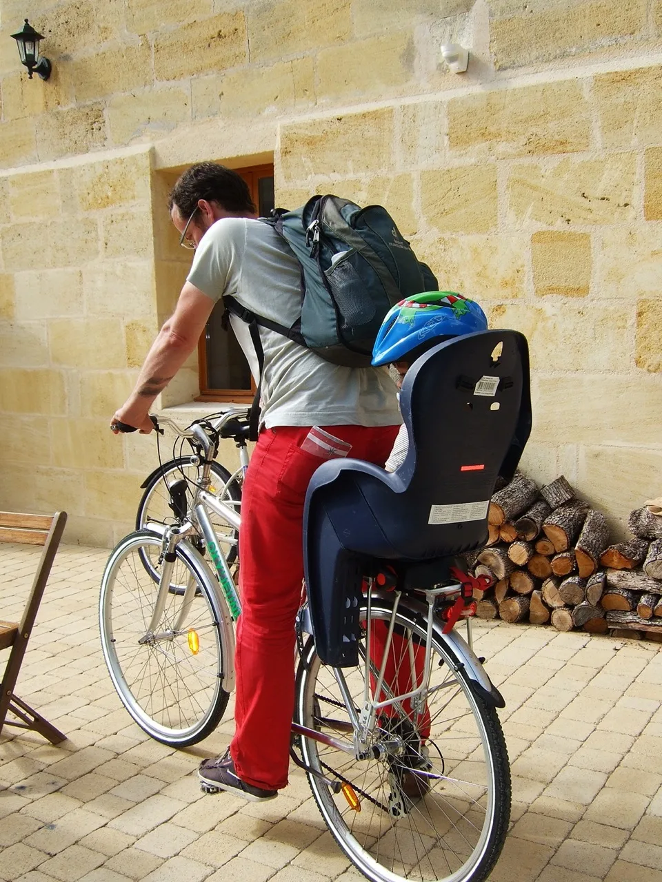 vélo avec bébé