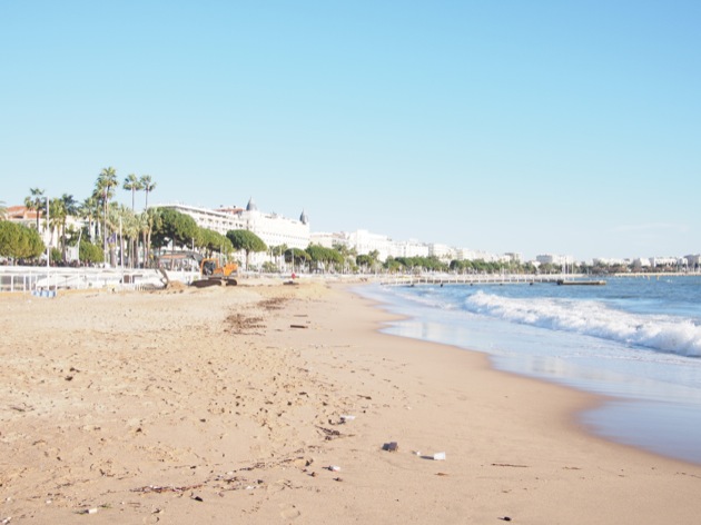 Cannes et son soleil hivernal