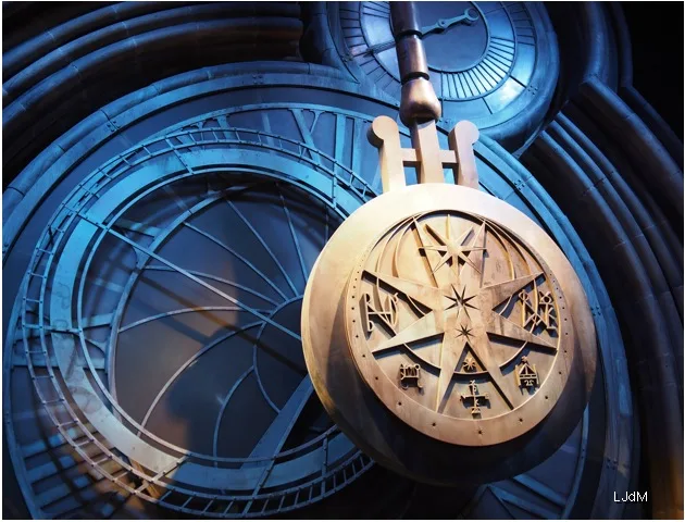 Horloge mécanique inspirée de Harry Potter