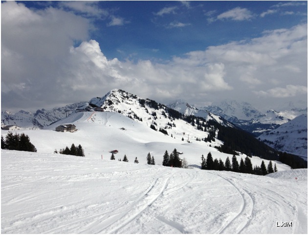 Une journée sur les pistes de ski