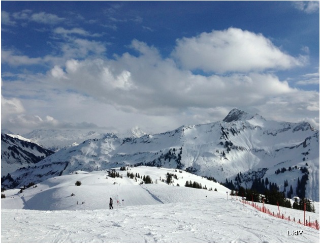 ski avec les enfants
