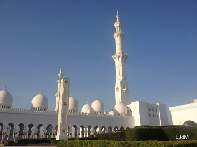 Visite de la Grande Mosquée à Abu Dhabi