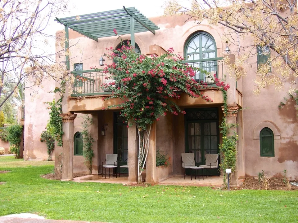 Villa rose et jardin au Club Med Marrakech
