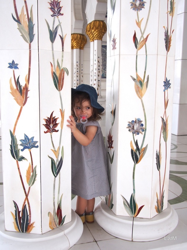 Visite de la Grande Mosquée à Abu Dhabi