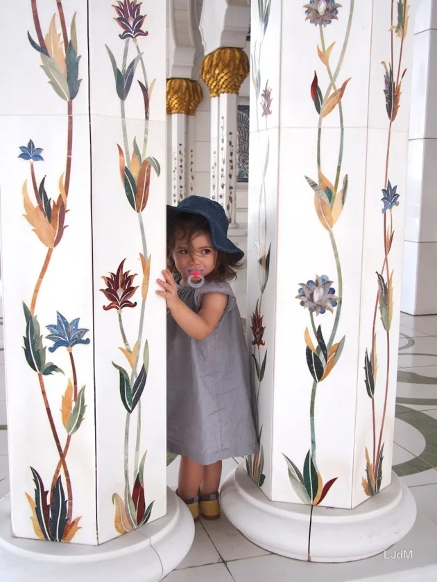 Visite de la Grande Mosquée à Abu Dhabi