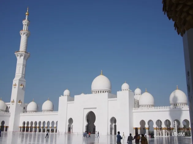 Visite de la Grande Mosquée à Abu Dhabi