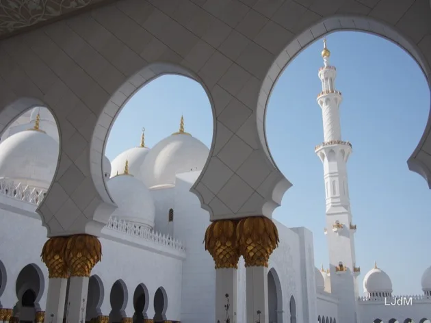 Visite de la Grande Mosquée à Abu Dhabi