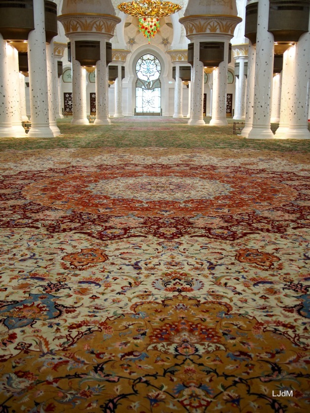 Visite de la Grande Mosquée à Abu Dhabi