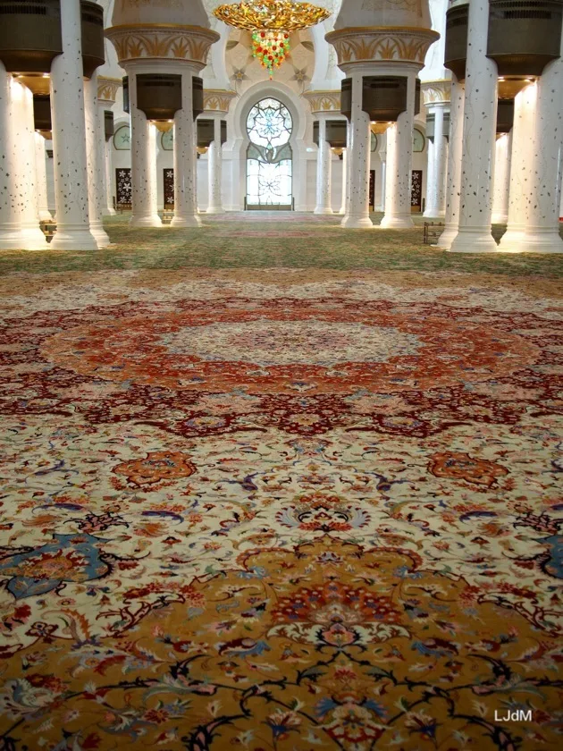Visite de la Grande Mosquée à Abu Dhabi