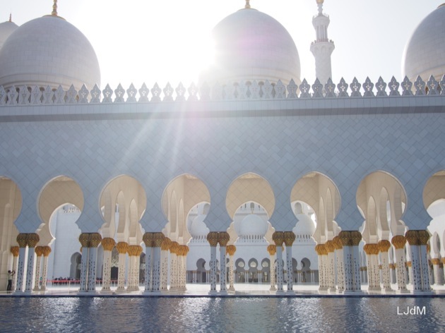 Visite de la Grande Mosquée à Abu Dhabi