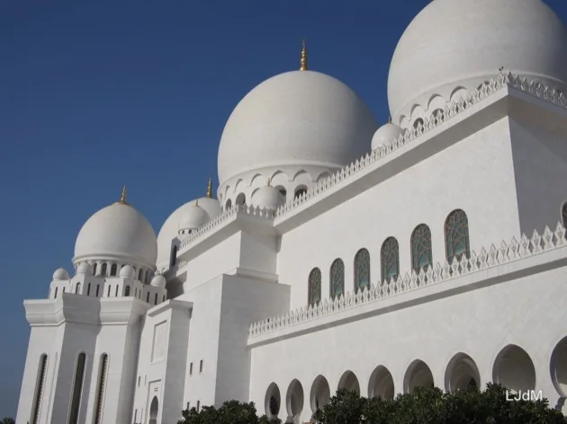 Visite de la Grande Mosquée à Abu Dhabi