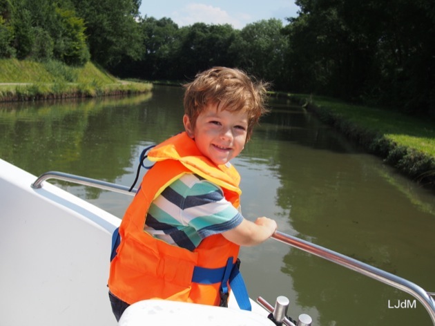 Croisière fluviale avec de jeunes enfants