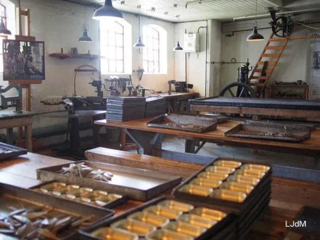 Intérieur d'un atelier de chocolat à Stavanger