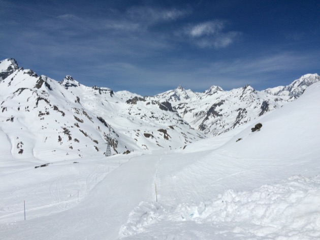 Sur les pistes de ski en Italie !