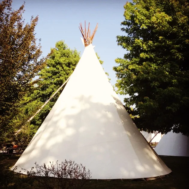 Notre nuit en tipi au Village Western à Hourtin