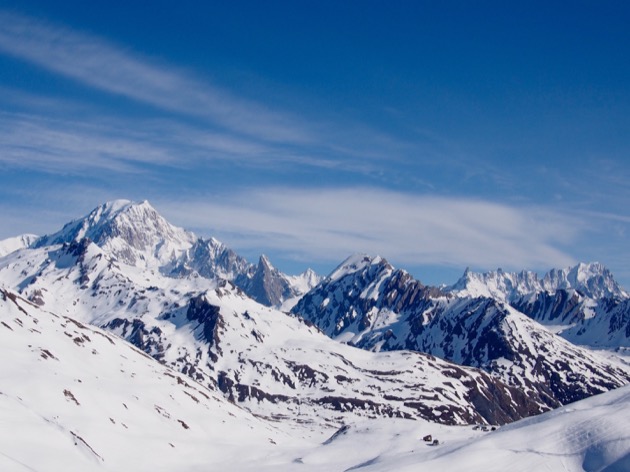 Sur les pistes de ski en Italie !