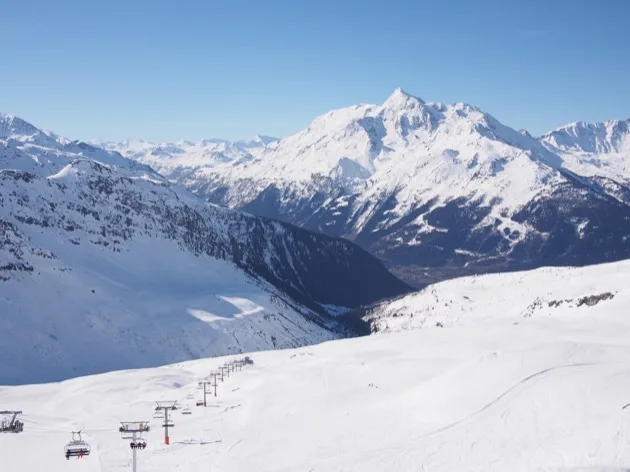 Sur les pistes de ski en Italie !