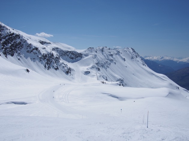 Sur les pistes de ski en Italie !
