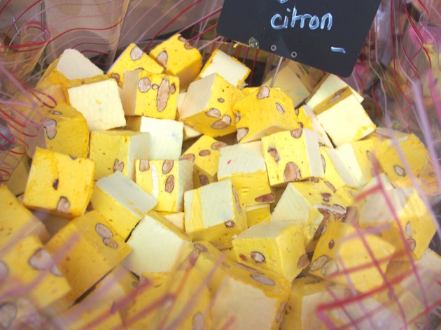 nougats au citron à La Gacilly