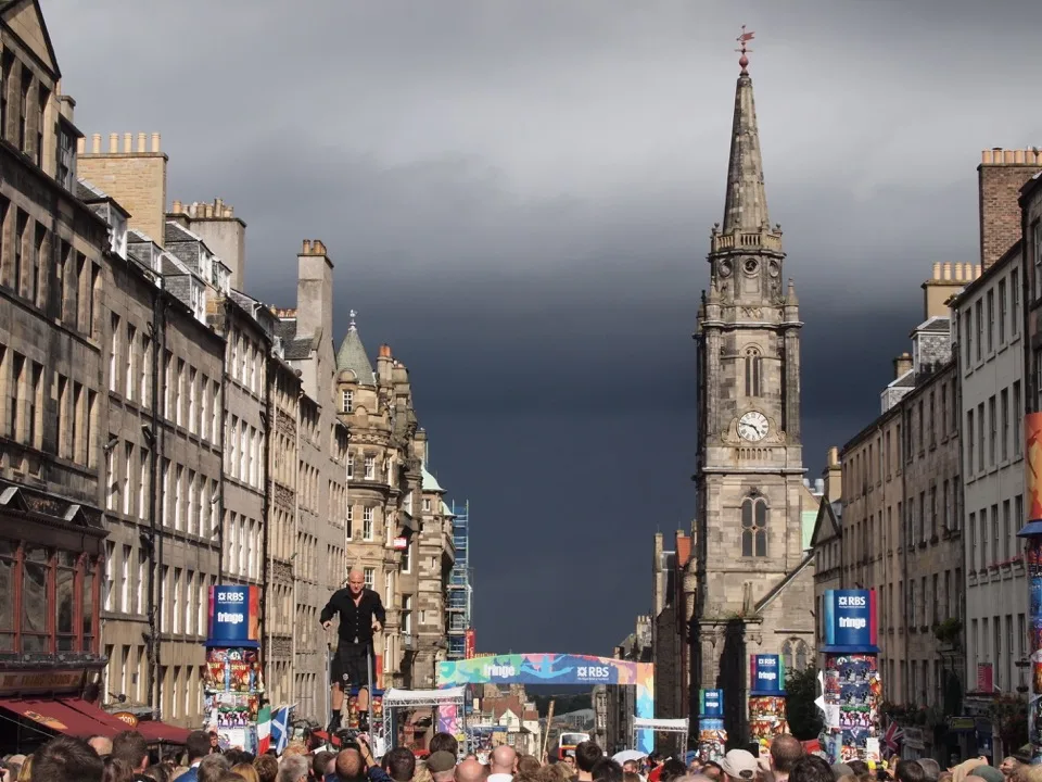 Edimbourg avec enfant