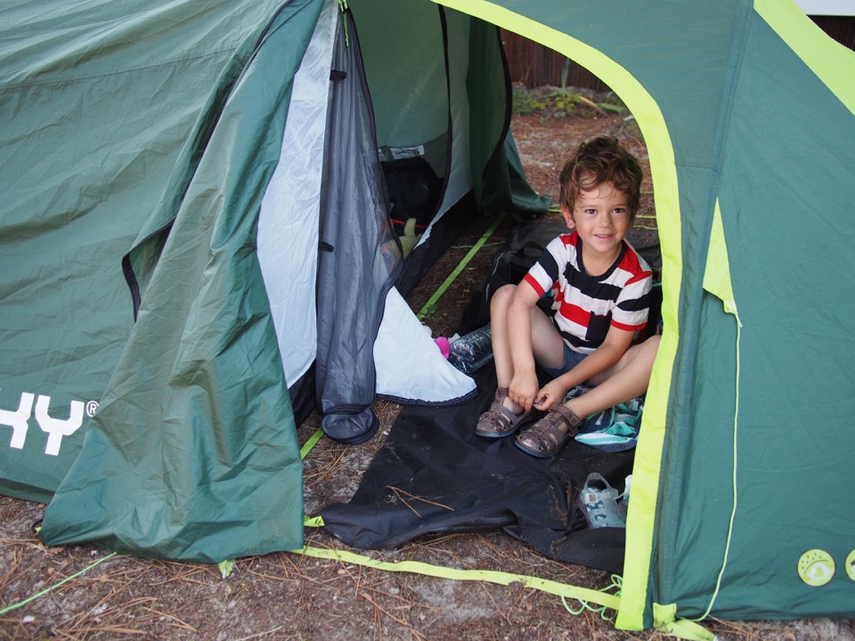 camping en famille