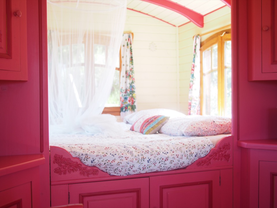 dormir dans une roulotte