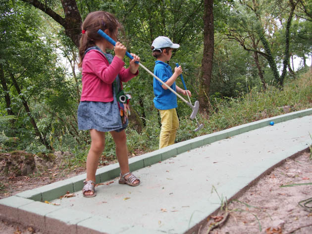 mini-golf pour les enfants