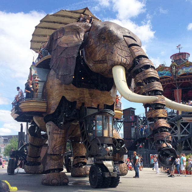 l'élaphant machine de Nantes