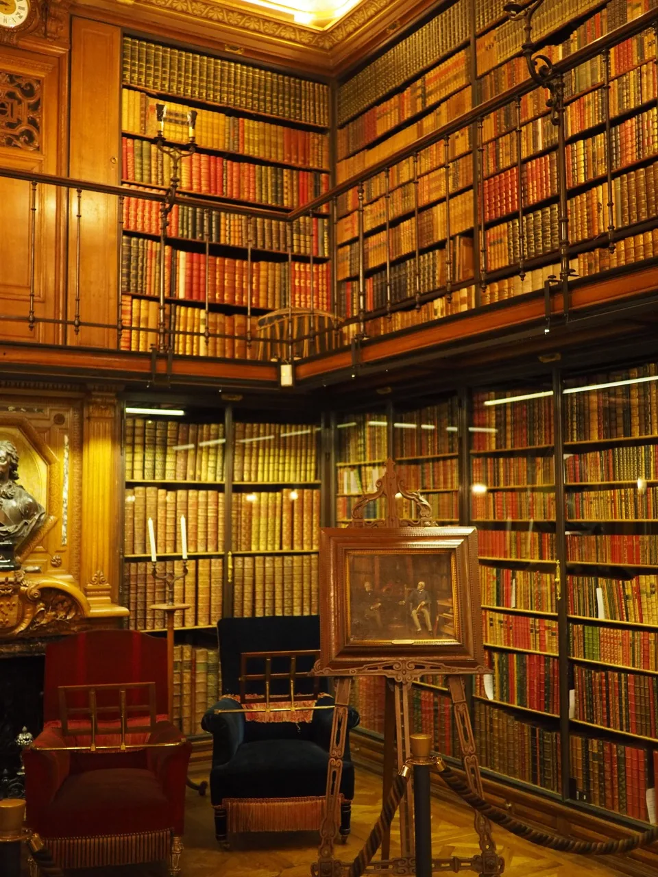 Bibliotheque chateau de chantilly