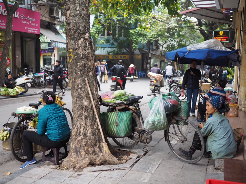 dans les rues de Hanoi