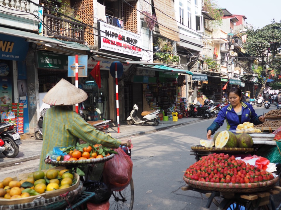 dans les rues de Hanoi