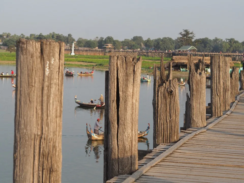 U Bein Bridge Mandalay