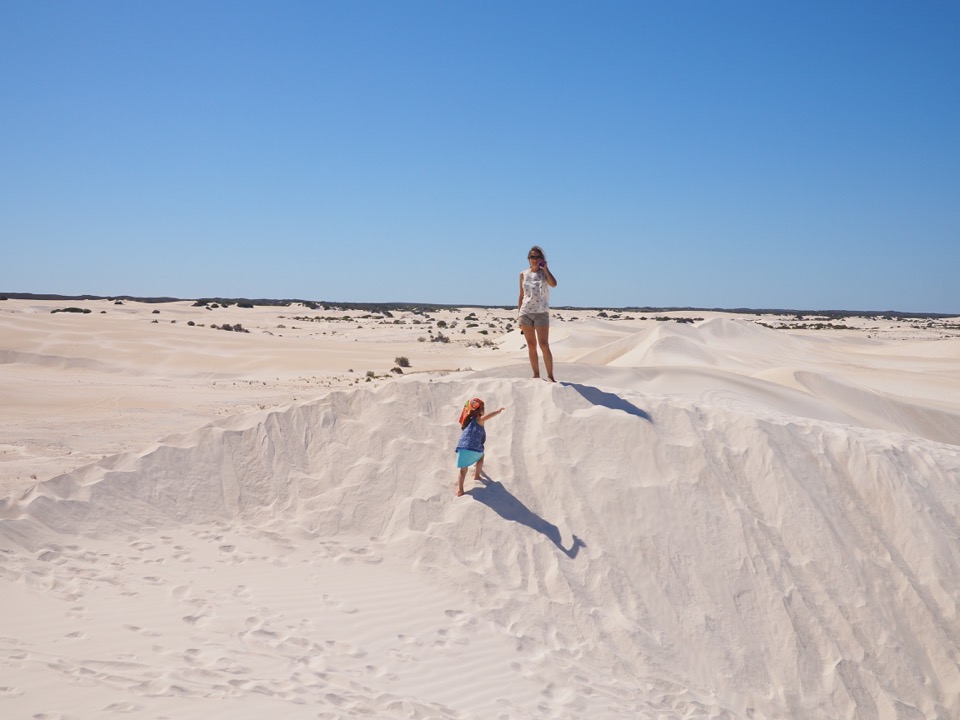 dunes de Lancelin en famille