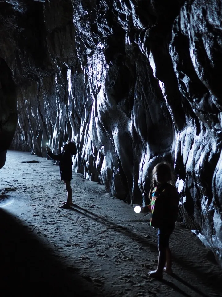 Cathedral Cave en famille