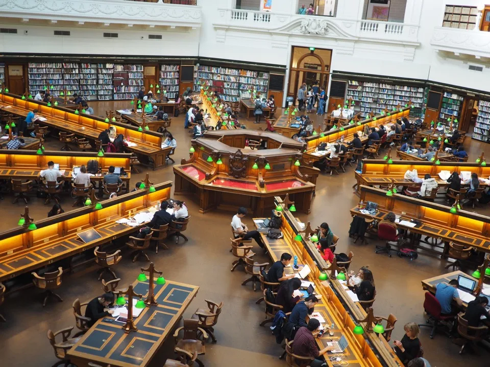 bibliothèque de Melbourne