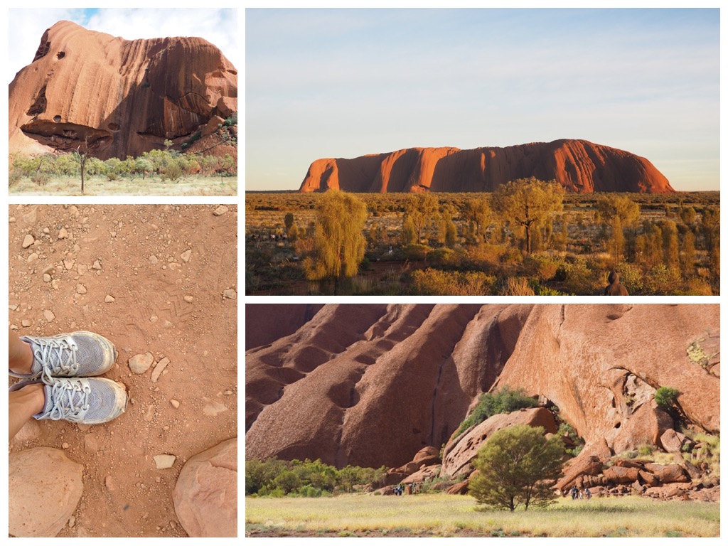 footing ayers rock